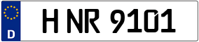 Truck License Plate